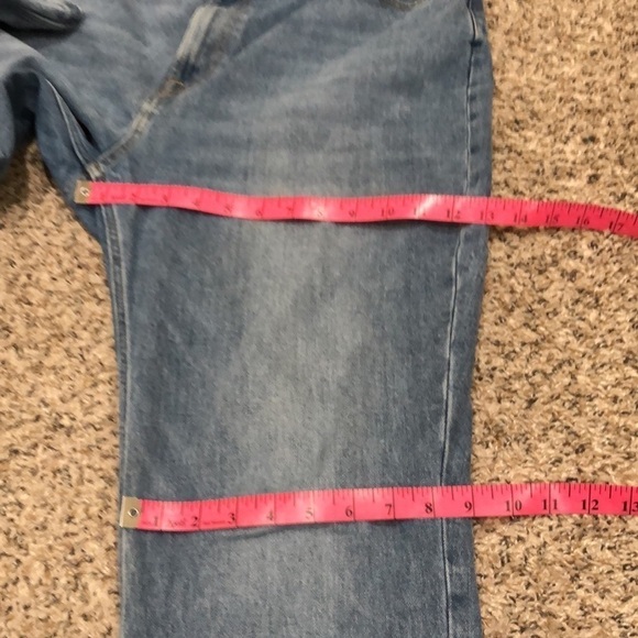 Everlane The Original Cheeky Jeans Size 33 Crop Length Medium Blue High Rise - Picture 7 of 9